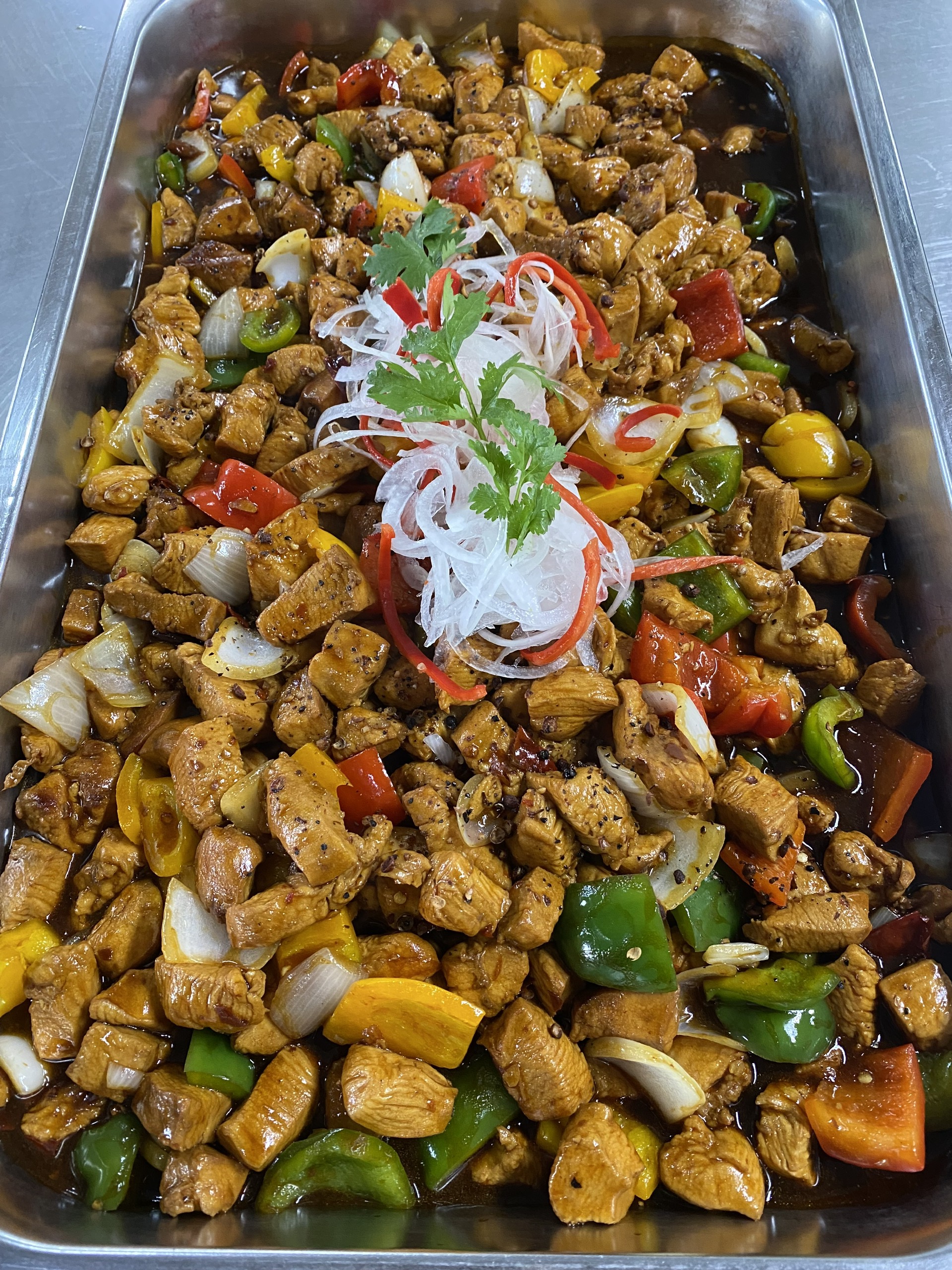 Gà xào cung bảo