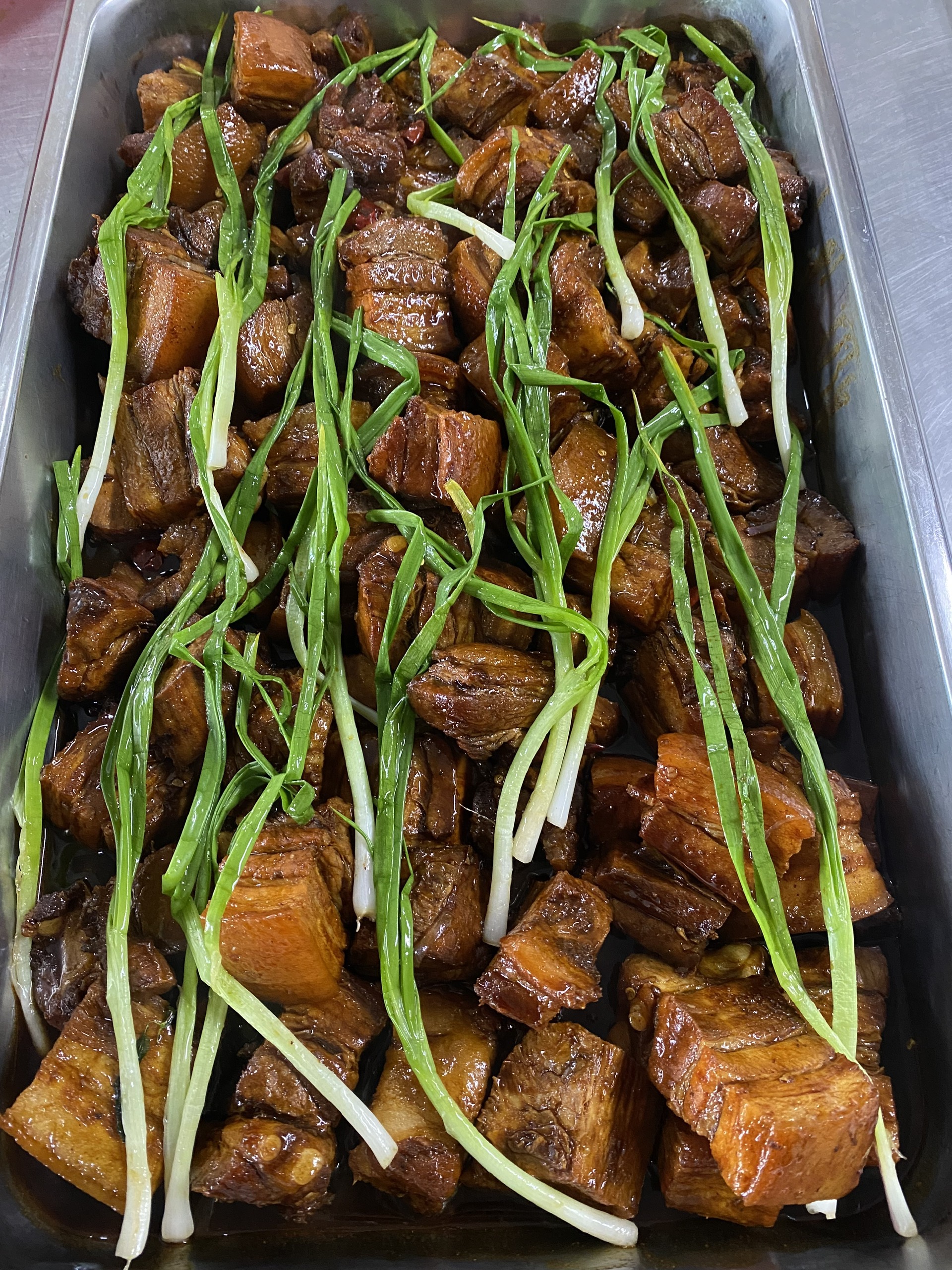 Ba rọi sốt tương ngọt     